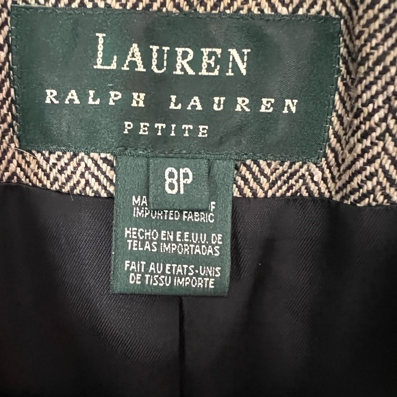 Lauren Ralph Lauren Silk Equestrian Blazer - Picture 6 of 6